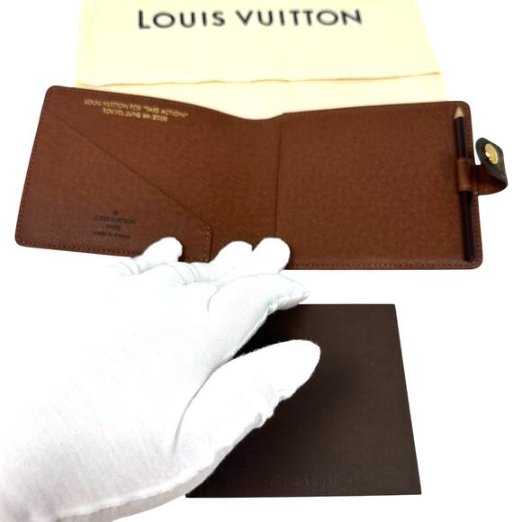 Louis Vuitton LV Monogram “Take Action For Tokyo” 2008 Mini Notebook Pencil Rare - Picture 7 of 10